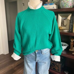 Vintage 80s Eileen & Co Green Pullover Sweater